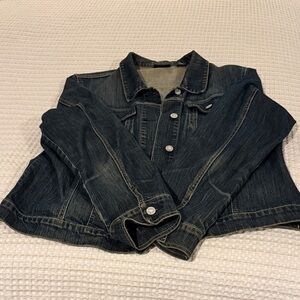New York & Company Dark Blue Jean Jacket